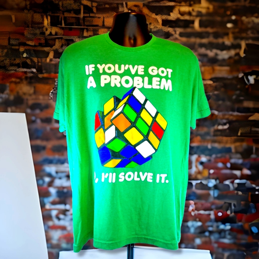 Rubik’s Cube Graphic Logo T-Shirt